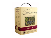 Vynas CHANTENAIS Merlot, raudonas, sausas, 3 l