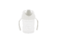 Twistshake puodelis mini baltas nuo 4mėn 230 ml 78053