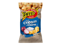 Bulvių traškučiai TAFFEL, grietinės ir svogūnų skonio 250g