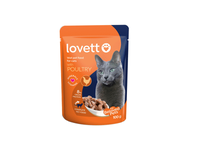 Konservuotas kačių ėdalas LOVETT su paukštiena, 100 g, 100 g