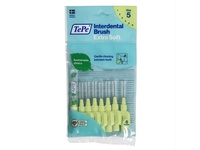 TEPE EXTRA SOFT, dantų šepetėlis tarpdančiams, 0,8 mm, žali, 8 vnt.