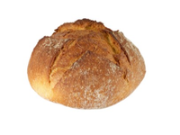 Šaldyta itališka kietųjų kviečių kruopmilčių apvali duona, 500 g.