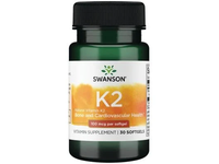 SWANSON NATŪRALUS VITAMINAS K2 100 MCG, N30