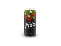 Sidras FIZZ, braškių sk., 4,5%, skardinė, 500 ml