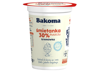 Grietinėlė plakimui BAKOMA, 30 %, 200 g