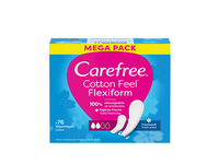 Įklotai CAREFREE FLEXY FRSH, 76 vnt.