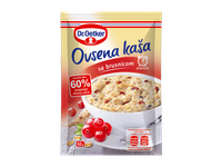Greitai paruošiama avižinė košė DR. OETKER su spanguolėmis, 62 g