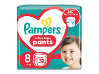 Sauskelnės PAMPERS PANTS JUMBO PACK S8, 32vnt