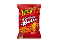 Kukurūzų traškučiai TAFFEL KETCHUP BALLS, kečupo skonio, 165 g