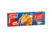 Šald. aliask. rudag. menkių filė lazdelės FINDUS FISH&CHIPS, 364 g