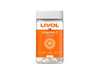 LIVOL EXTRA Vitaminas C 400 mg, juodųjų serbentų sk., 50 tabl.