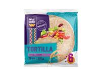 Visų grūdo dalių miltų tortilijos WELL DONE, 370 g
