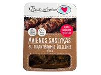 Avien. šašlykas su žol. BEATOS VIRTUVĖ, 400 g