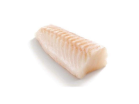Šaldytos atlantinių menkių išpjovos, be odos, 180-200 g, 20% glazūros, 5 kg