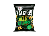 Krapų ir laiškinių česnakų skonio raudonųjų lęšių traškučiai OHO! ŽALGIRIS, 100g