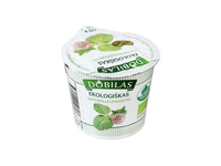 Ekologiškas natūralus jogurtas DOBILAS, 2,3-4,6 % rieb., 125 g