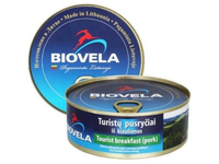 Turistų pusryčiai iš kiaulienos BIOVELA, 240 g