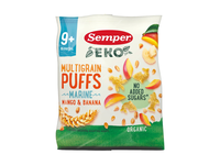 Mangų ir banan. sk. užkandis SEMPER EKO, 18 g