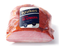 Karštai rūkytas kumpis KRAKUS Švogerio, I r.,~900g