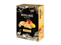 Mangų skonio močiai BOUJEE, 6 vnt., 240 g