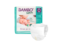 BAMBO NATURE sauskelnės PREMATURE, 1–3 kg, LT-EKO-001, 24 vnt.