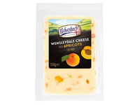 Sūris su abrikosais WENSLEYDALE,  38 %, 150 g