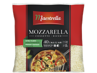 Sūris Mozzarella MAESTRELLA, kubeliais, Cosset 40%, 2,5 kg