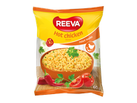 Greitai paruošiami makaronai REEVA, aštrios vištienos skonio, 60 g