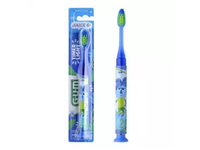 G.U.M šviečiantis dantų šepetėlis JUNIOR TIMER LIGHT, vaikams nuo 6 m., 1 vnt.