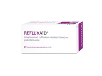 Refluxaid sirupas nuo refliukso vienkartiniuose paketėliuose 24×10 ml