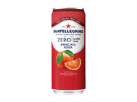 Raudonųjų apelsinų sulčių gėrimas SANPELLEGRINO ZERO, 330 ml