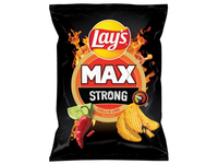 Lay's Strong čili pipirų ir žaliųjų citrinų skonio bulvių traškučiai, 250 g