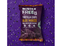 Tortilijų traškučiai MISTER FREE'D Blue Maze, 135 g