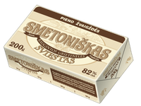 SMETONIŠKAS sviestas, 82%, 200 g