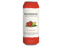 Braškių, žaliųjų citrinų skonio sidras REKORDERLIG, 4,5%, 500 ml