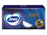 Vienkartinės nosinaitės ZEWA SOFTIS, 4 sl., 9 vnt.
