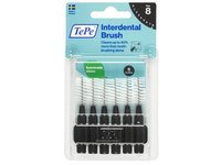 TEPE tarpdančių šepetėliai 1.5mm SIZE 8, juodi, N6
