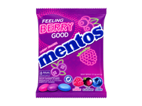 Kramtomieji saldainiai MENTOS BERRY GOOD, 121.5 g