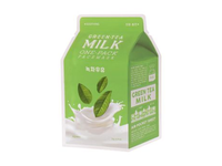 A'PIEU GREEN TEA MILK veido kaukė, 21 g