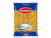 Kietagrūdžiai makaronai PASTA RICCO, sraigtai, 400 g