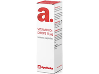 APOTHEKA VITAMINAS D3 11 mcg, lašai