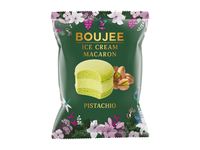 Ledai-makarunai BOUJEE, pistacijų skonio, 60 g, 60 g