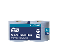 Pramoninis popierius TORK Advanced Wiper W1/W2, mėl.,  2 sl, 255m, 130052