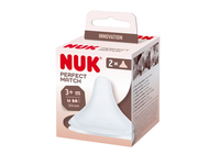 Silikoninis žindukas NUK PERFECT MATCH M;2vnt, 3+ mėn.