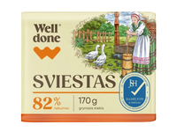 Sviestas WELL DONE, 82 % rieb., 170 g