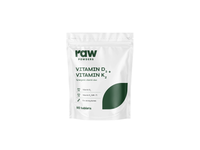 RAW POWDERS VITAMINAS D3 + VITAMINAS K2, 90 tablečių