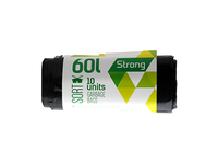 Šiukšlių maišai SORTEX, 60 l, 30 mk, 10 vnt.