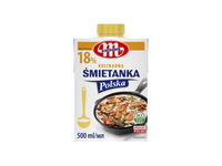 Grietinėlė MLEKOVITA, 18% rieb., UAT, 500 ml