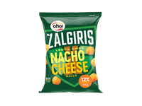 Lęšių traškučiai OHO! Žalgiris Nacho cheese balls, 100g
