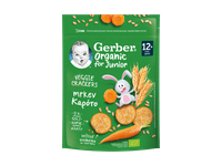 Krekeriai GERBER Organic, morkų skonio, 100 g LT EKO 001